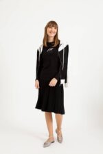 חצאית לייקרה קצרה מתרחבת