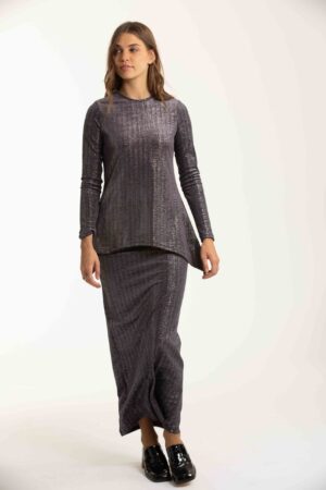 שמלת אלגנטית מנצנצת לנשים, אופנה נוחה ללבוש באורדמן.