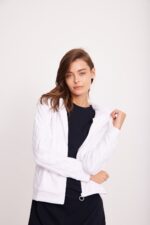 ג'קט מעיל לק לבן