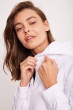 ג'קט מעיל לק לבן