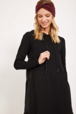 שמלת A קומות נילון בגב