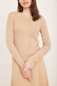 חולצת ריבס בייסיק קאמל