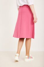 חצאית חיתוכים פוקסיה