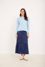 חולצת אוברסייז ביסיק תכלת