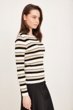 חולצת ריב שחור קפה