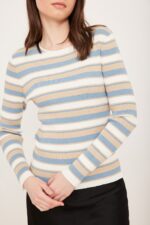 חולצת ריב תכלת קפה