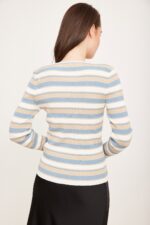 חולצת ריב תכלת קפה