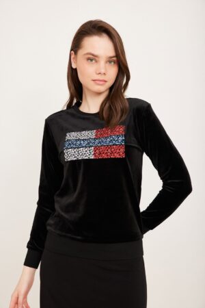 חולצת פפקו רקמה פרחים