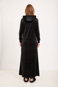 חלוק קטיפה רוכסן ארוך