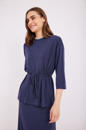 חולצת קשירה נייבי