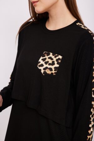 ריבוע לורדה עם דוגמת חיות אופנתית לנשים.