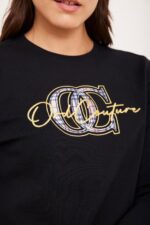 חולצת הנקה לוגו משובץ