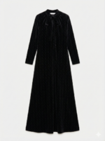 ⁦שמלת קטיפה V⁩ – תמונה ⁦9⁩