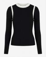 ⁦סריג אפודה שחור⁩ – תמונה ⁦6⁩