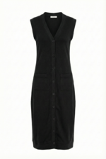 ⁦אפודה ארוכה שחור⁩ – תמונה ⁦8⁩