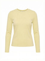 ⁦חולצת בייסיק צהוב עם כיתוב⁩ – תמונה ⁦11⁩