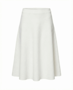 ⁦חצאית סריג לבנה וגסקה⁩ – תמונה ⁦11⁩