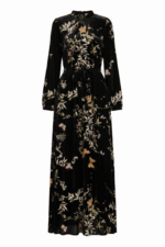 ⁦שמלת קטיפה צרובה פרפרים⁩ – תמונה ⁦10⁩