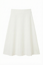 ⁦חצאית חיתוכים לבנה⁩ – תמונה ⁦6⁩