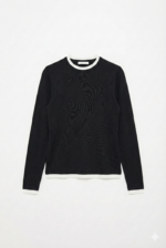 ⁦סריג שחור גימור לבן⁩ – תמונה ⁦8⁩