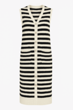 ⁦וסט סריג פסים ארוך⁩ – תמונה ⁦7⁩