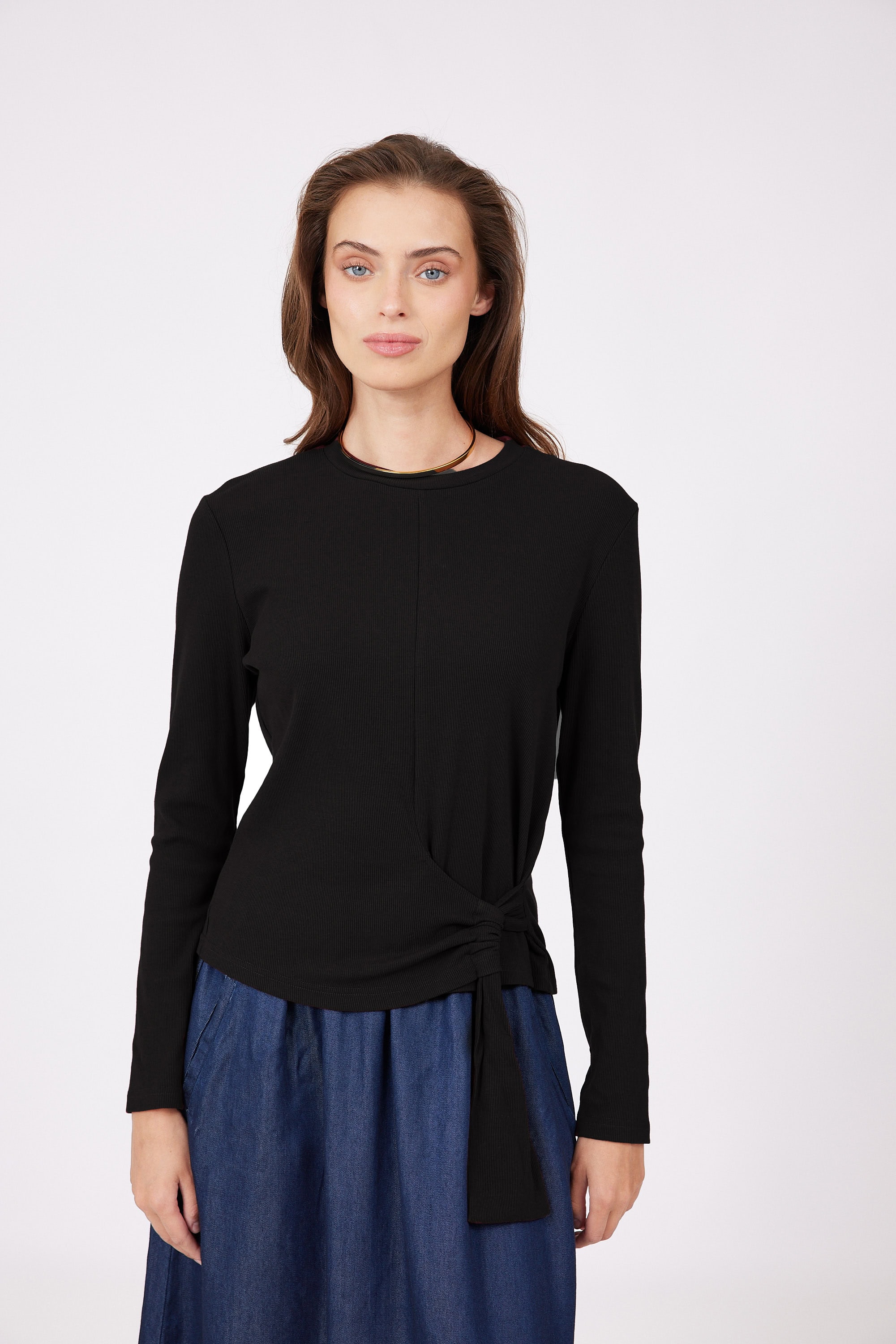 כגכגדכ חולצת קשירה שחור – תמונה 1