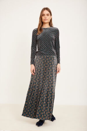 סט קטיפה דמוי רקום