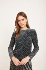 ⁦סט קטיפה דמוי רקום⁩ – תמונה ⁦3⁩