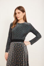 ⁦סט קטיפה דמוי רקום⁩ – תמונה ⁦6⁩