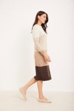 ⁦שמלת סריג חלקים⁩ – תמונה ⁦6⁩