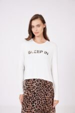 ⁦כותנת הנקה SLEEP IN קרם⁩ – תמונה ⁦4⁩