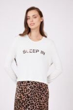 ⁦כותנת הנקה SLEEP IN קרם⁩ – תמונה ⁦3⁩