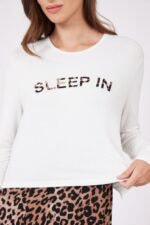 ⁦כותנת הנקה SLEEP IN קרם⁩ – תמונה ⁦2⁩