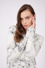 ⁦כותנת דפוס בתים⁩ – תמונה ⁦2⁩