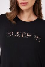 ⁦כותנת הנקה SLEEP IN שחורה⁩ – תמונה ⁦2⁩