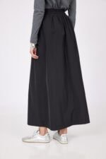 ⁦חצאית נילון כיווצים⁩ – תמונה ⁦3⁩