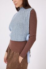 אפודה סריג אינדיגו